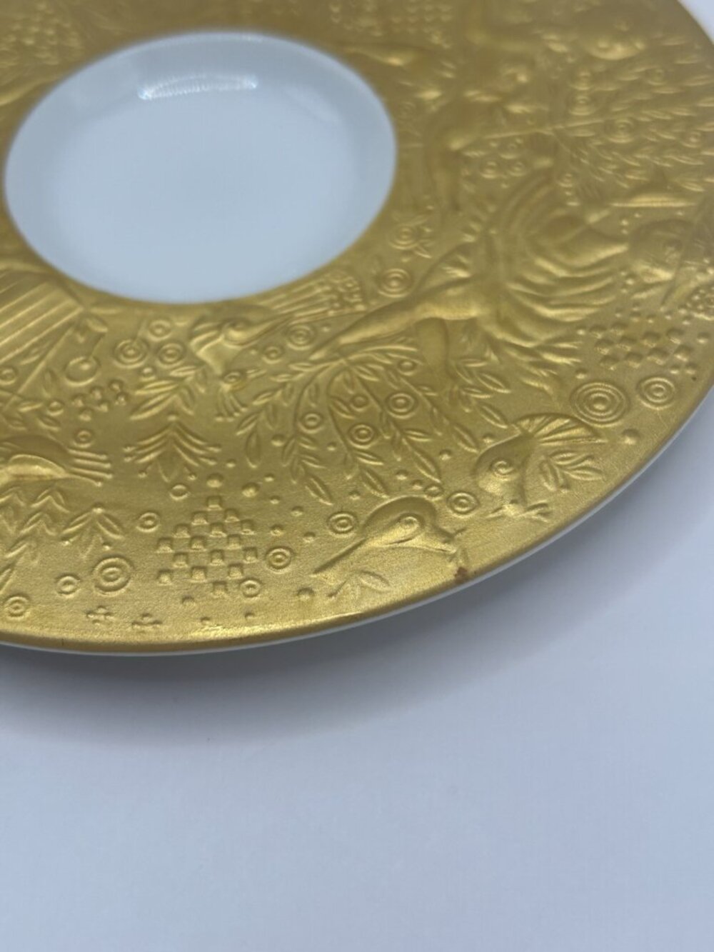 Rosenthal Magic Flute 24k Gold Demitasse Cream W/ Under Plate Bjorn Wiinblad - Picture 6 of 16